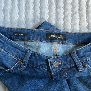 Talbots flawless five pocket flare, curvy jeans